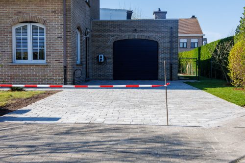 Arbo-Flora Plaatsen van oprit in Kandla grey platines