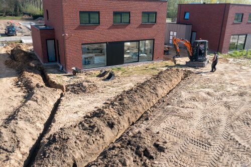 Arbo-Flora Sleuven graven voor leidingen en bekabeling